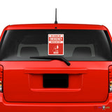 In Case of Emergency Rescue My Boxer Sticker