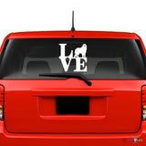 Love Great Pyreneespark Sticker