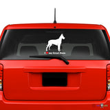 I Love My Great Daneprofile Sticker