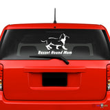 Basset Hound Mom Sticker